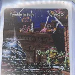 Trouble in Pairs Teenage Mutant Ninja Turtles Borderless Mythic Rare - Image 3