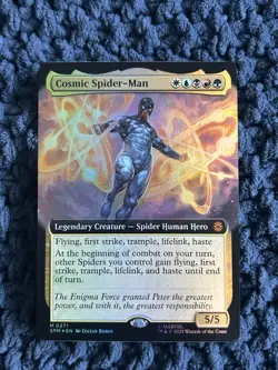 Cosmic Spider-Man - MTG - Marvel Spider-Man MYTHIC #0271 (NM, FOIL) - Image 1