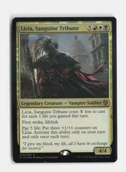 Licia, Sanguine Tribune 40 Foil Commander 2017 MTG LP - Image 1