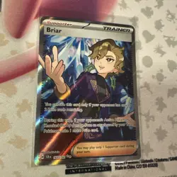 Pokemon TCG Briar Full Art Trainer Stellar Crown Ultra Rare Card 163/142 NM - Image 3
