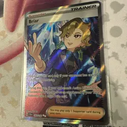 Pokemon TCG Briar Full Art Trainer Stellar Crown Ultra Rare Card 163/142 NM - Image 4