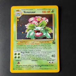 Pokemon Venusaur Black Star Promo 13 Holo WOTC Near Mint - Image 1