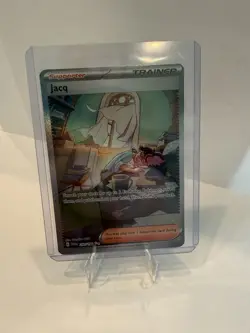 Pokemon TCG Jacq 250/198 Scarlet & Violet Base Set Trainer Holo Rare Near Mint - Image 1