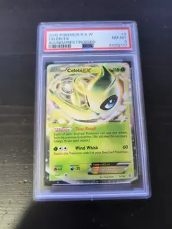 PSA 8 NM/M CELEBI 2012 POKEMON BOUNDARIES CROSSED EX #9 HOLO FOIL - Image 1