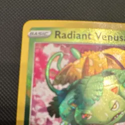 Pokemon TCG Radiant Venusaur Pokemon GO 004/078 Radiant Rare Holo English - Image 5