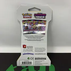 Pokemon TCG Sun & Moon Unified Minds Sleeved Booster Giratina Garchomp Art - Image 2