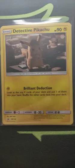 Detective Pikachu - SM194 - NM - Cosmos Holo - Black Star Promo - Pokemon TCG - Image 1