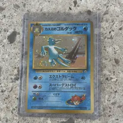 Pokemon Misty's Golduck Leaders' Stadium Holo Rare Stage 1 70 HP 055 1996 - Image 1