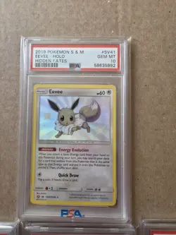 Pokemon Hidden Fates PSA 10 Holo Eevee 2025 S&V Jolteon Vaporeon Flareon lot. - Image 2