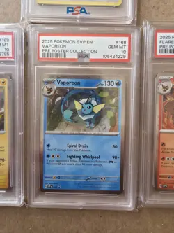 Pokemon Hidden Fates PSA 10 Holo Eevee 2025 S&V Jolteon Vaporeon Flareon lot. - Image 4