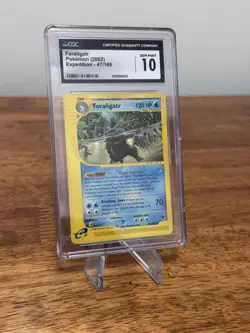 Pokemon CGC 10 Feraligatr 47/165 Expedition Non-Holo 2002 E Reader - Image 1