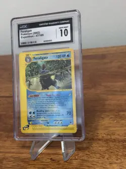 Pokemon CGC 10 Feraligatr 47/165 Expedition Non-Holo 2002 E Reader - Image 3