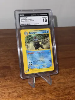 Pokemon CGC 10 Feraligatr 47/165 Expedition Non-Holo 2002 E Reader - Image 5