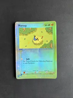 Pokemon TCG Mareep EX Dragon 64/97 Reverse Holo Common 2003 Nintendo - PLAYED - Image 1