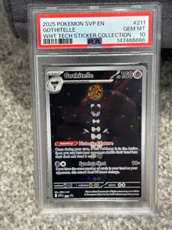2025 POKEMON SVP EN-SV BLACK STAR PROMO #211 GOTHITELLE PSA 10 - Image 1