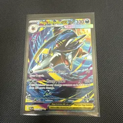 Pokemon TCG Holo Ultra Rare Full Art Mega Sharpedo EX 127/094 - Image 1