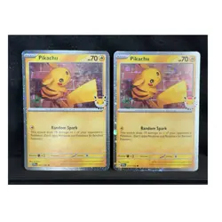 Pokemon Day 30 Promo Pikachu Holo 051/162 NM Lot of 2 - Image 1