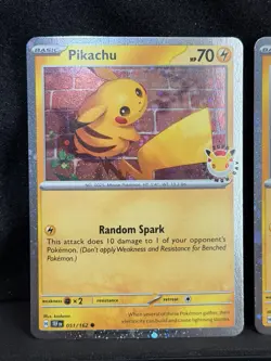Pokemon Day 30 Promo Pikachu Holo 051/162 NM Lot of 2 - Image 2