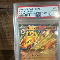 2024 POKEMON SVP EN-SV BLACK STAR PROMO #161 CHARIZARD EX PSA 10 - Image 4