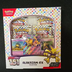 Pokemon Scarlet & Violet 151 Alakazam EX Collection Box New Sealed - Image 1
