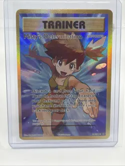 Pokemon TCG Evolutions Ultra Holo Full Art Trainer Misty's Determination #108 - Image 1