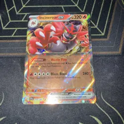 INCINEROAR EX 034/162 DOUBLE RARE TEMPORAL FORCES POKEMON NEAR MINT - Image 1