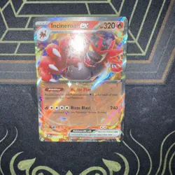 INCINEROAR EX 034/162 DOUBLE RARE TEMPORAL FORCES POKEMON NEAR MINT - Image 2