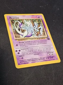 Pokemon TCG Mewtwo 12 Vintage Black Star Promo Mint Near Mint - Image 2