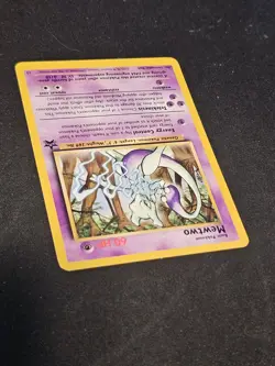 Pokemon TCG Mewtwo 12 Vintage Black Star Promo Mint Near Mint - Image 3