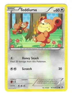 Pokemon TCG: Teddiursa - RC15/RC25 - Legendary Treasures: Radiant Collection -LP - Image 1