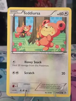Pokemon TCG: Teddiursa - RC15/RC25 - Legendary Treasures: Radiant Collection -LP - Image 3