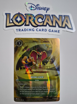 Disney Lorcana Reign of Jafar RoJ Enchanted Wrong Lever English Rare - Image 1