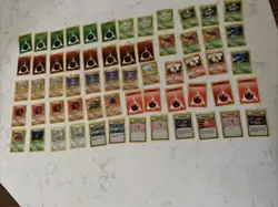 Pokemon Trading Card Game Base Jungle Fossil Base2 Deck Lot - Image 1