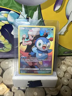 2019 Pokemon Piplup Full Art Secret Card Cosmic Eclipse 239/236 LP HP60 - Image 1