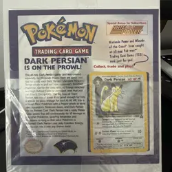 1999 DARK PERSIAN #17 HOLO Nintendo Power WOTC Pokemon Card Promo SEALED - Image 1