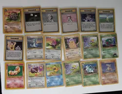 Pokemon TCG 1995 Vintage Card Lot Of q18 LP-MP Non Holo| Base Set 2+ More - Image 1