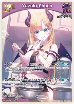 Yuzuki Choco RR hololive OFFICIAL CARD GAME hBP05-056 Enchant Regalia ENGLISH - Image 1