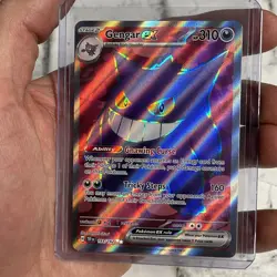 Gengar EX 193/162 Temporal Forces Ultra Rare Full Art Holo Pokemon Card - NM/MT - Image 1