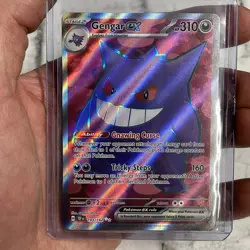 Gengar EX 193/162 Temporal Forces Ultra Rare Full Art Holo Pokemon Card - NM/MT - Image 2