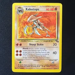 👊 Kabutops 24/62 – Fossil Vintage WOTC Rare Pokemon Cards TCG LP - Image 1