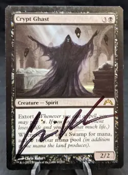 Crypt Ghast | MTG Magic the Gathering Gatecrash | Artist Signed | LP | B - Image 1