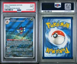 2024 Pokemon Stellar Crown Ledian #144 Illustration Rare PSA 9 Mint - Image 3
