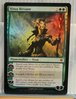 Mtg NISSA REVANE FOIL NM Zendikar 170/249 -Argo- - Image 1