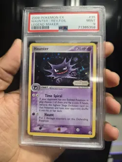 Pokemon Haunter Legend Maker Reverse Holo #35 PSA 9 Gem Mint - Image 1
