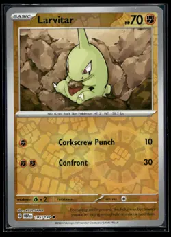 Larvitar SV03: Obsidian Flames 105/197 LP Pokemon TCG | Buy 1 Get 2 Free - Image 1
