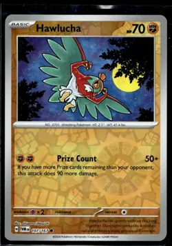 Hawlucha SV06: Twilight Masquerade 107/167 LP Pokemon TCG | Buy 1 Get 2 Free - Image 1