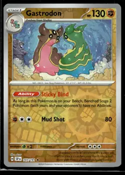Gastrodon SV08: Surging Sparks 107/191 LP Pokemon TCG | Buy 1 Get 2 Free - Image 1