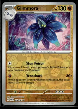 Glimmora SV06: Twilight Masquerade 109/167 LP Pokemon TCG | Buy 1 Get 2 Free - Image 1
