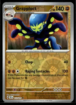 Grapploct SV08: Surging Sparks 113/191 LP Pokemon TCG | Buy 1 Get 2 Free - Image 1