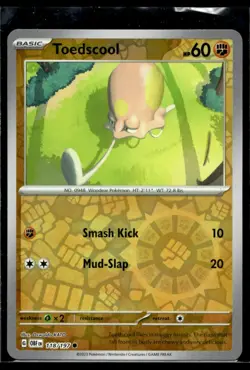 Toedscool SV03: Obsidian Flames 118/197 LP Pokemon TCG | Buy 1 Get 2 Free - Image 1